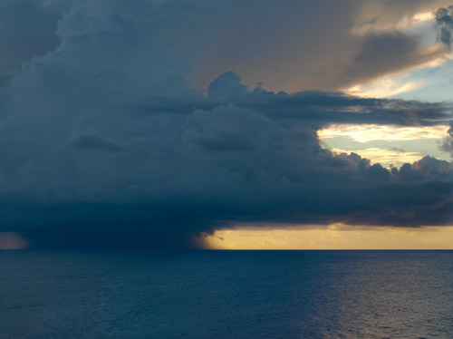 storm off Niue Island